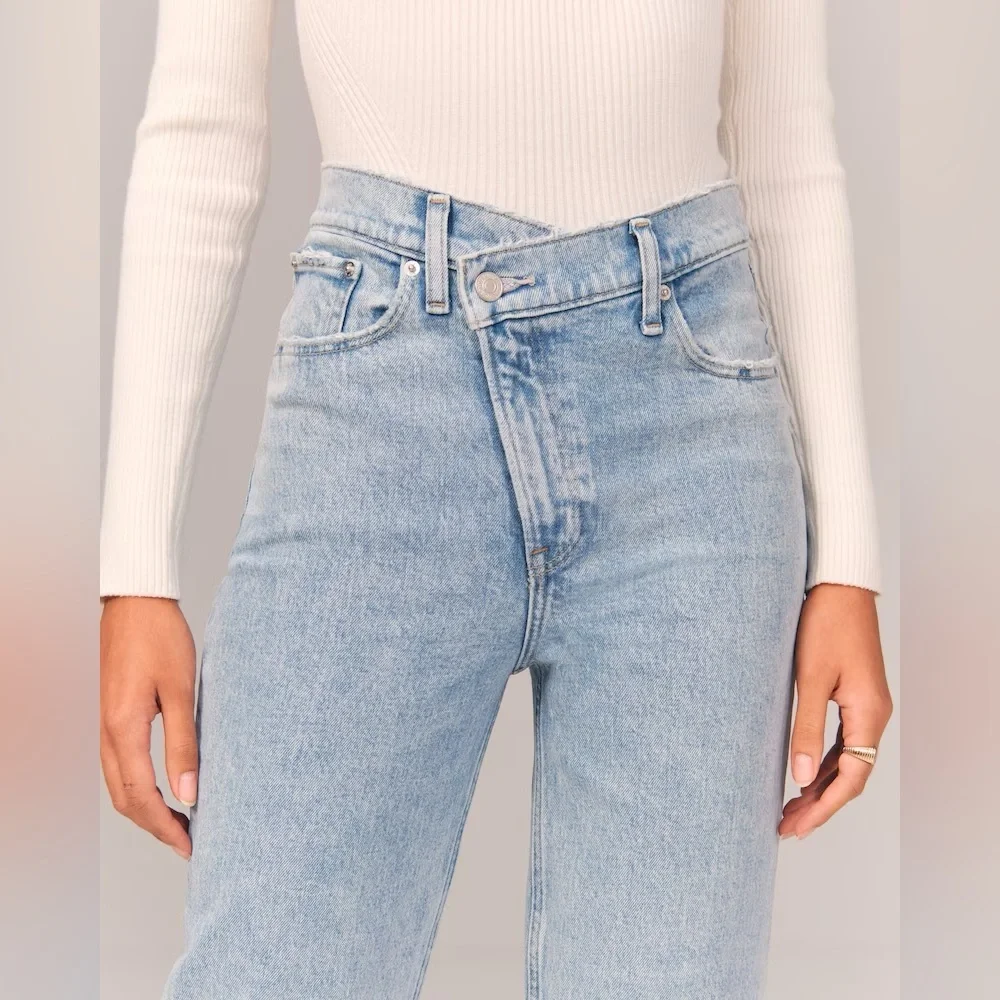 Curve Love The 90s straight ultra high rise 28 / 6 regular - Picture 4 of 7